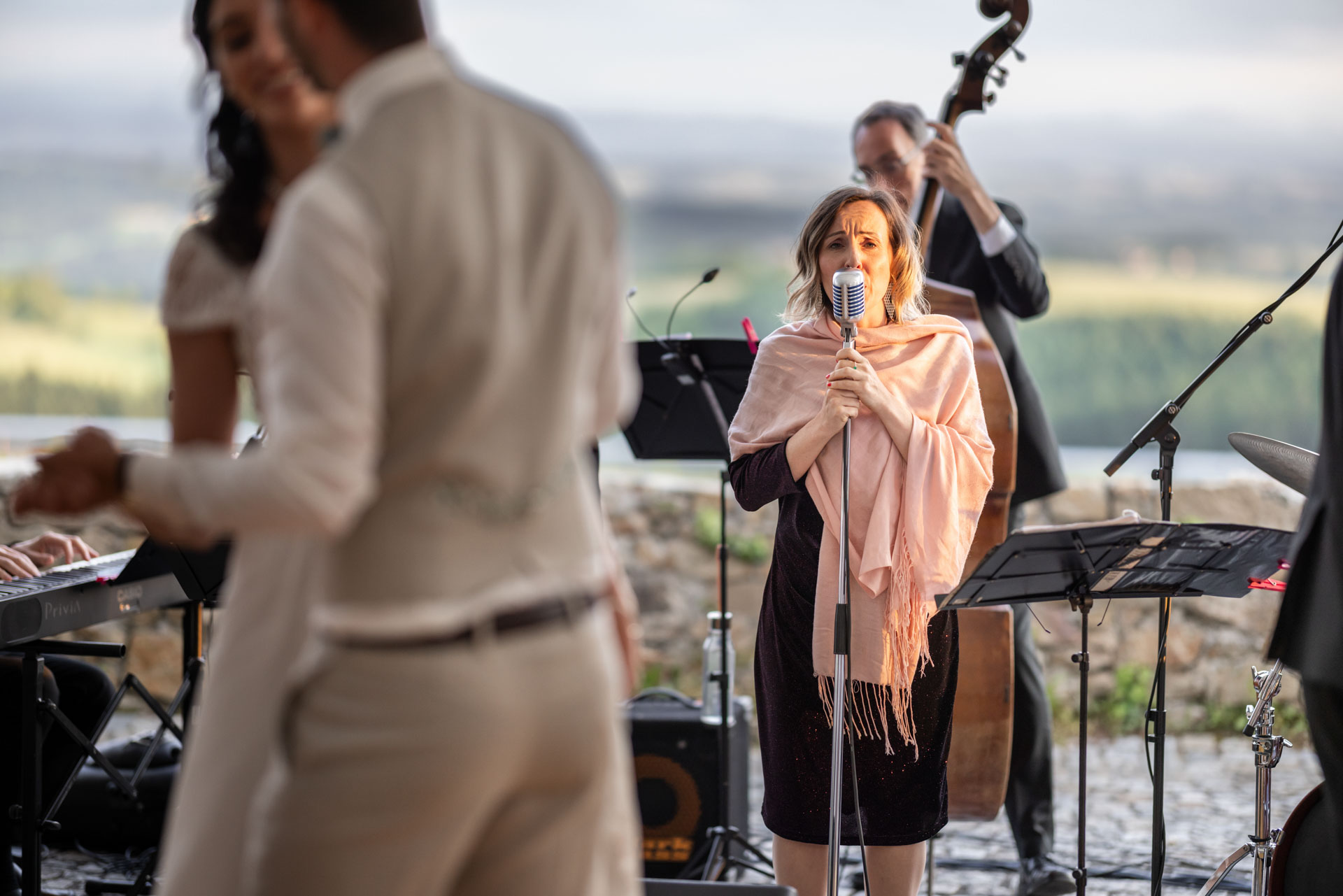 Hochzeitslocation: Tanzfläche Band - Burg Kreuzen