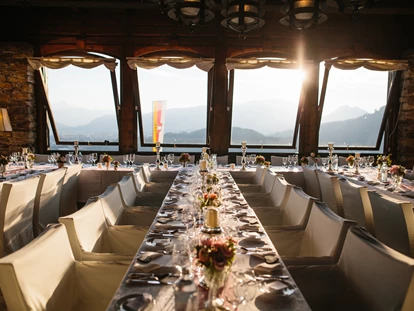 Hochzeit - Bezirk Villach - Der Festsaal der Burg Landskron bereit für Ihre Hochzeit. - Burg Landskron